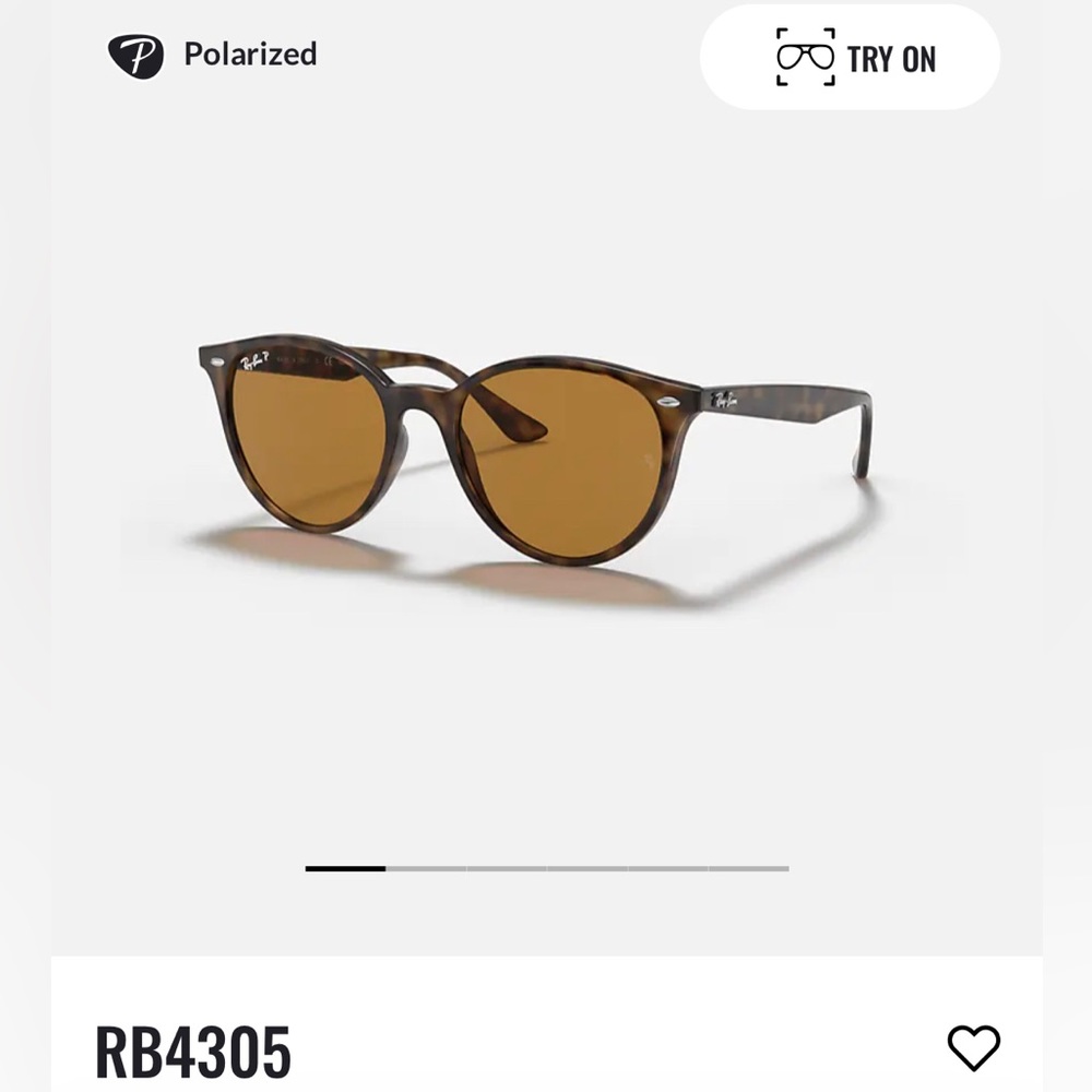 RAYBAN polarized sunglasses RB4305